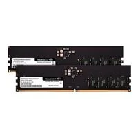 TeamGroup Elite 32GB (2 x 16GB) DDR5-4800 PC5-38400 CL40 Dual Channel On-die ECC Memory Kit TED532G4800C40D - Black
