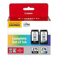 Canon PG -275/CL-276 Value Pack B&W/Color Ink Cartridges