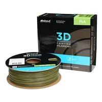 Inland 1.75mm PLA 3D Printer Filament 1.0 kg (2.2 lbs.) Spool - Military Brown