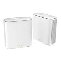 ASUS ZenWiFi Whole-Home Dual-Band Mesh WiFi 6 System XD6 White - 2 Pack
