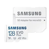 Samsung 128 GB EVO Plus microSDXC Class 10 Flash Memory Card with Adapter