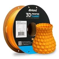 Inland 1.75mm PLA Matte 3D Printer Filament 1.0 kg (2.2 lbs.) Cardboard Spool - Orange