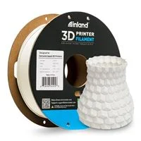 Inland 1.75mm PLA Matte 3D Printer Filament 1.0 kg (2.2 lbs.) Spool - White