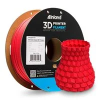 Inland 1.75mm PLA 3D Printer Filament 1kg (2.2 lbs) Cardboard Spool - Matte Red