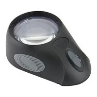 Carson Optical LumiLoupe™ Ultra 5x Power 2.5” LED Lighted Stand Loupe Magnifier