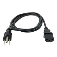 Micro Connectors NEMA 5-15P to IEC-320 C13 Universal AC Power Cord 3ft - Black
