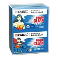 Emtec International Screen wipes Pack of 10 Duo