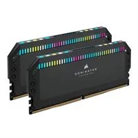 Corsair Dominator Platinum RGB 64GB (2 x 32GB) DDR5-5200 PC5-41600 CL40 Dual Channel Desktop Memory Kit CMT64GX5M2B5200C40 - Black