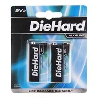 Dorcy DieHard 9 Volt Alkaline Battery - 2 pack