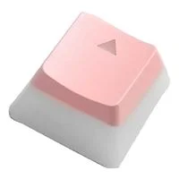 Redragon A130 Pink Pudding Keycaps, 104 Keys Standard Doubleshot PBT Keycap Set w/Translucent Layer for Mechanical Keyboard, Cherry/ OEM Profile, English (US) ANSI Layout