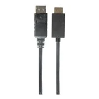Inland DisplayPort 1.2 Male to HDMI 2.0 Cable Male - 6ft