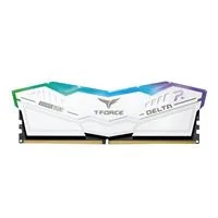 TeamGroup T-FORCE DELTA RGB 32GB (2 x 16GB) DDR5-6000 PC5-48000 CL30 Dual Channel Desktop Memory Kit FF4D532G6000HC - White