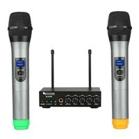 FiFine K036 UHF Dual Channel Wireless Handheld Microphone