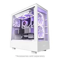NZXT H5 Elite Tempered Glass ATX Mid-Tower Computer Case - White
