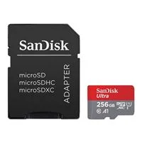 SanDisk 256GB Ultra MicroSDXC Class 10 / U1 / A1 Flash Memory Card with Adapter