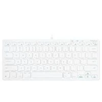 MacAlly Compact USB Wired Keyboard - White