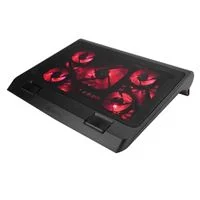 Accessory Power ENHANCE Gaming Laptop Cooling Pad Stand with LED Cooler Fans - Red