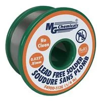 MG Chemicals 1/4 lb Spool No Clean Lead Free .032 Dia 96.3% Tin .7% Copper 3% Silver