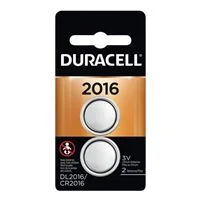Duracell 2016 3 Volt Lithium Button Cell Battery - 2 pack