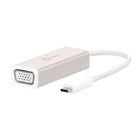 j5create USB Type-C Male to VGA Female Adapter 5.7 in. - Silver