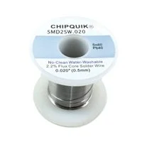 Chip Quick Solder Wire 60/40 Tin/Lead no-clean .020 8 ounces