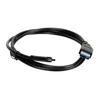 Inland USB 3.1 (Gen 2 Type-A) Male to USB 3.1 (Gen 2 Type-C) Male Cable 3.3 ft. - Black