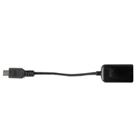 Inland Micro-USB (Type-B) Male to USB 2.0 (Type-A) Female Cable 5 in. - Black