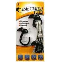 QA Worldwide Cable Clamp PRO 3 Small - Black