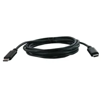 Inland USB 2.0 (Type-C) Male to USB 2.0 (Type-C) Male Cable 6.5 ft. - Black