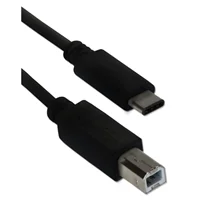 QVS 3.3 ft. USB-C to USB-B Data Cable