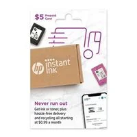 HP Instant Ink $5 Prepaid Card