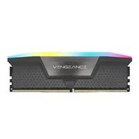Corsair Vengeance RGB 32GB (2 x 16GB) DDR5-6000 PC5-48000 CL36 Dual Channel Desktop Memory Kit CMH32GX5M2D6000Z36K - Black