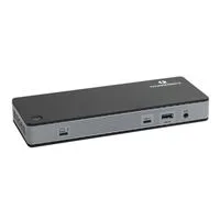  Approved Micro Thunderbolt 3 USB-C 10-Port 4K Docking Station with 60W of Power Delivery (Light Gray)