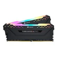 Corsair Vengeance RGB Pro 64GB (2 x 32GB) DDR4-3600 PC4-28800 CL18 Dual Channel Desktop Memory Kit CMW64GX4M2D3600C18 - Black