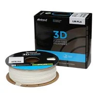 Inland 1.75mm PLA Light Weight 3D Printer Filament 0.8 kg (1.8 lbs.) Spool - White