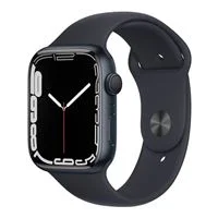 Apple Watch Series 7 GPS, 45mm Midnight Aluminum Case with Midnight Sport Band - Regular (Refurbished)
