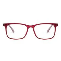  The Cruise Blue Light Reducing Glasses Frame and Magnetic Sunglasses Clip-On Set - Crimson Tide Color