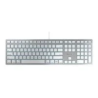 Cherry KC 6000C Slim for Mac USB Type-C Wired Keyboard - Silver