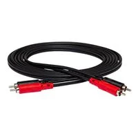 Hosa Technology 2 RCA Male to 2 RCA Male Dual Cable - 3.3 ft.