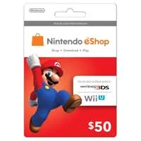 Nintendo Mario eShop Gift Card - $50