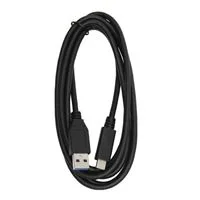 Inland USB Type-A to USB Type-C (Black) - 6 ft.