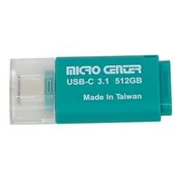 Micro Center 512GB USB Type-C SuperSpeed USB 3.1 (Gen 1) Flash Drive - Green