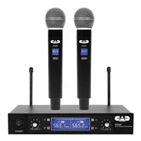 CAD Audio AMS-WX200 UHF Wireless Dual Unidirectional Dynamic Handheld Microphone System