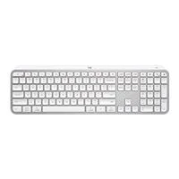 Logitech MX Keys S Low-Profile Wireless Keyboard - (Pale Gray)
