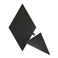 Nanoleaf Shapes - Ultra Black Triangles Expansion Pack (3 panels)