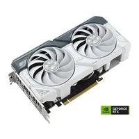 ASUS NVIDIA GeForce RTX 4060 Ti Dual White Overclocked Dual Fan 8GB GDDR6 PCIe 4.0 Graphics Card