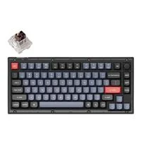 Keychron V1 Wired Custom 75% Hot-Swappable Mechanical Keyboard - Black