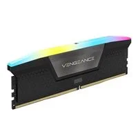 Corsair Vengeance RGB 64GB DDR5-6000 PC5-48000 CL30 Dual Channel Desktop Memory Kit CMH64GX5M2B6000C30 - Black