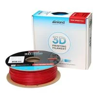 Inland 1.75mm PLA+ High Speed 3D Printer Filament 1.0 kg (2.2 lbs.) Cardboard Spool - True Red