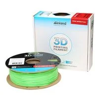 Inland 1.75mm PLA+ High Speed 3D Printer Filament 1.0 kg (2.2 lbs.) Cardboard Spool - Neon Green
